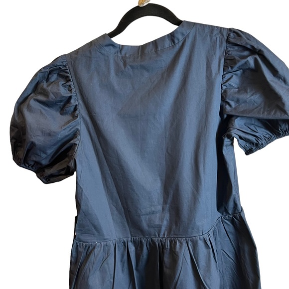 Tuckernuck Hyacinth house Zipper mini Ellie dress Ladies size xs Navy blue - Picture 7 of 11